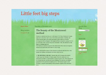 The beauty of the Montessori method
